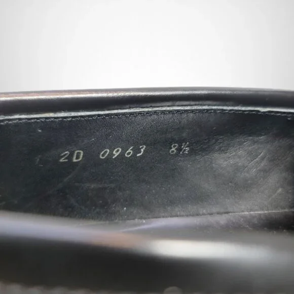 Prada Brushed Leather Triangle Logo Loafers Size: 8.5 - Picture 7 of 16